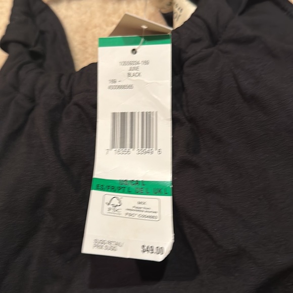 NWT Jones NY black halter top. Size large. - Picture 3 of 4